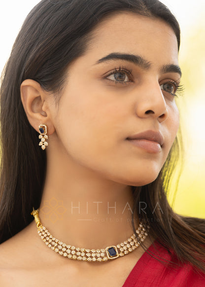 Hithara's American Diamond set - Changeable Stones (4 stones)